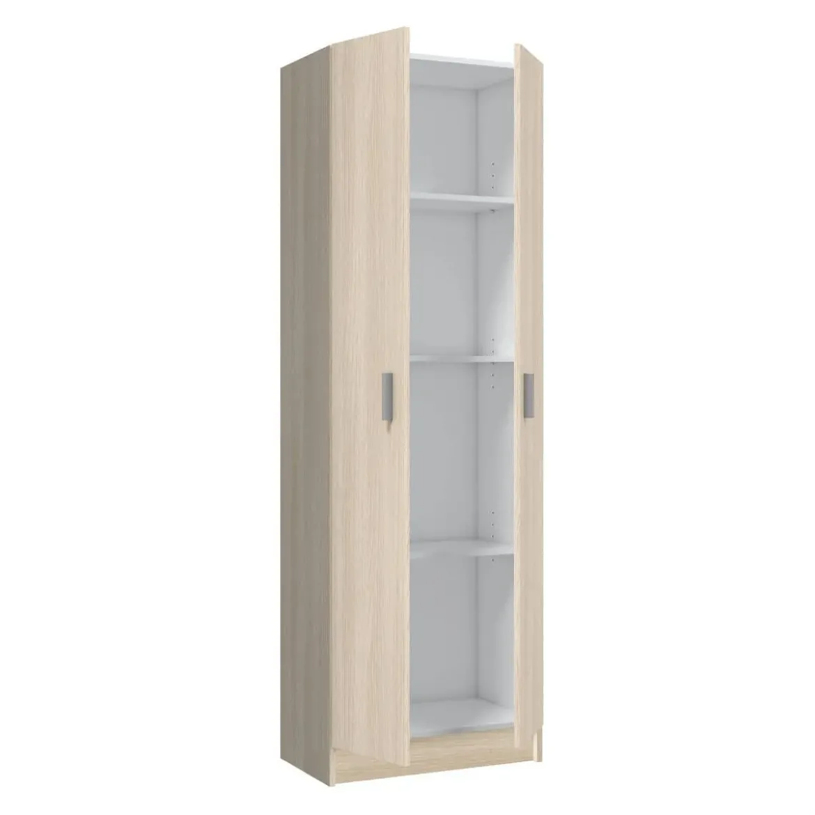 Armario auxiliar ROBLE de 2 puertas y 3 estantes 007144R