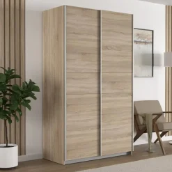 Armario con 2 Puertas Correderas en Melamina WNPS423E1-Q45