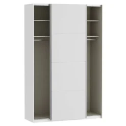Armario de Dormitorio Blanco Mate 2 Puertas Correderas FTIS72461-120