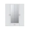 Armario de Dormitorio Blanco con Espejo y Cajón ECBS944-120