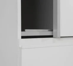 Armario de Dormitorio Blanco 2 Puertas 3 Cajones W2QS823E71-120
