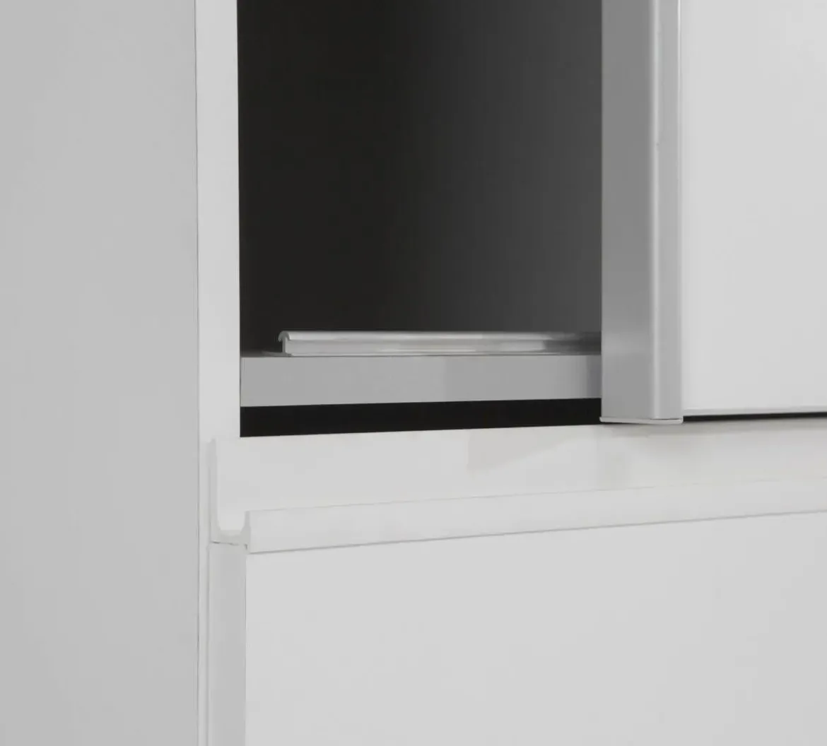 Armario de Dormitorio Blanco 2 Puertas 3 Cajones W2QS823E71-120