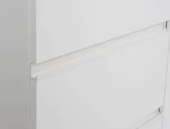 Armario de Dormitorio Blanco 2 Puertas 3 Cajones W2QS823E71-120