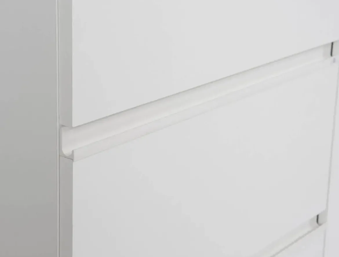 Armario de Dormitorio Blanco 2 Puertas 3 Cajones W2QS823E71-120