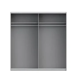 Armario de Dormitorio 200 cm 2 Puertas Correderas Blanco Roble Sonoma WNPS323E1-Q89