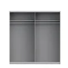 Armario de Dormitorio 200 cm 2 Puertas Correderas Blanco Roble Sonoma WNPS323E1-Q45