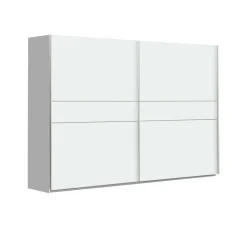 Armario de Dormitorio 269 cm 2 Puertas Correderas Blanco Roble Sonoma WNPS123E1-Q89