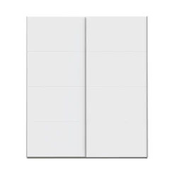 Armario de Dormitorio de 200 cm Blanco Mate 2 Puertas Correderas FTIS32461-120