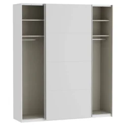 Armario de Dormitorio de 200 cm Blanco Mate 2 Puertas Correderas FTIS32461-120