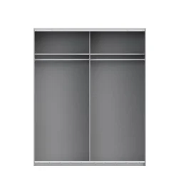 Armario de Dormitorio de 170 cm 2 Puertas Correderas Blanco Roble Sonoma WNPS823E1-Q89