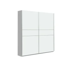 Armario de Dormitorio de 170 cm 2 Puertas Correderas Blanco Roble Sonoma WNPS823E1-Q89