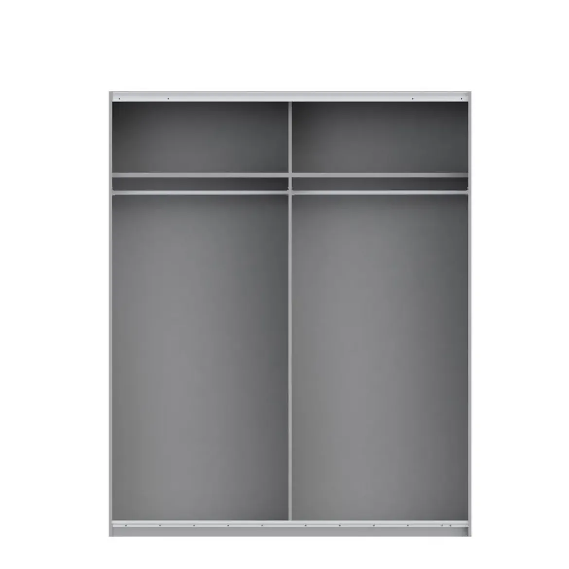 Armario de Dormitorio de 170 cm 2 Puertas Correderas Blanco Roble Sonoma WNPS823E1-Q45