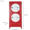 Armario de Madera Abeto Rojo con Cajón MB-205840