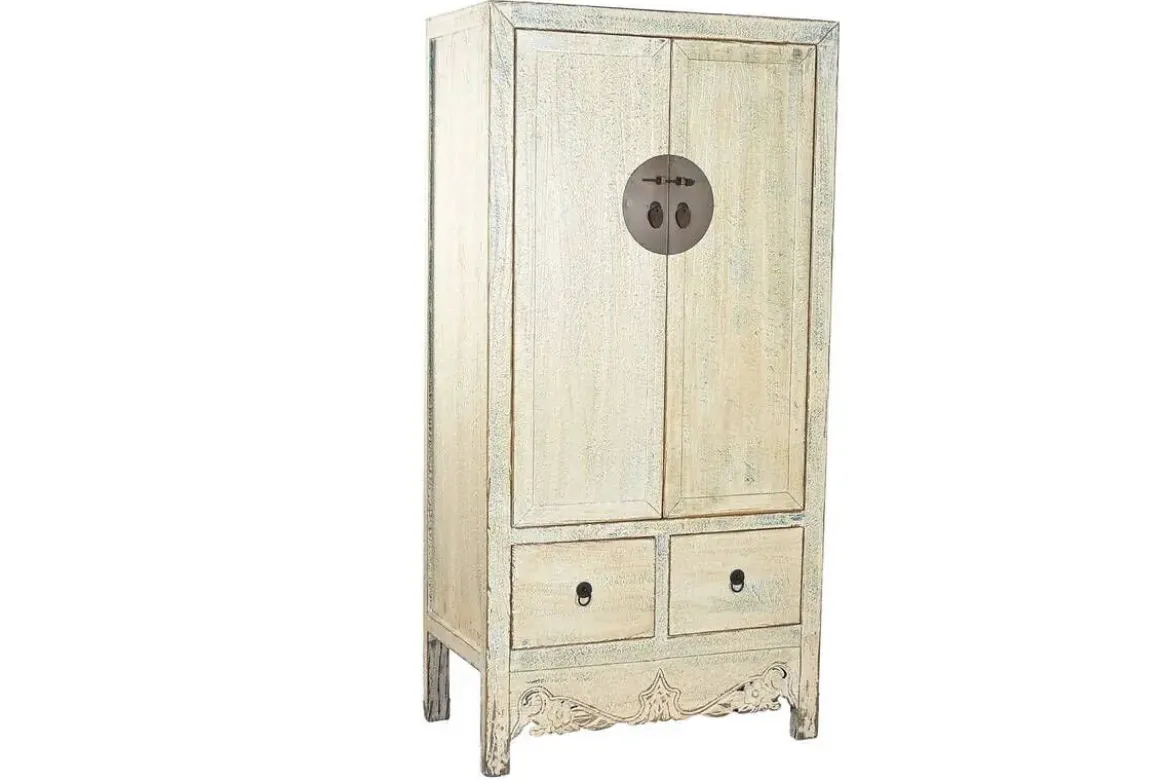 Armario de Madera de Abeto Tallada Natural MB-220526