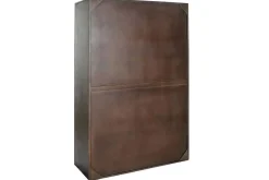 Armario de Madera de Acacia con Patas de Metal MB-207541