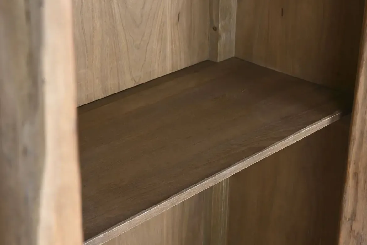 Armario de Madera de Olmo Natural 2 Puertas MB-213718