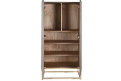 Armario de Madera Gris Oscuro 2 Puertas MB-205745