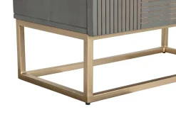 Armario de Madera Gris Oscuro 2 Puertas MB-205745