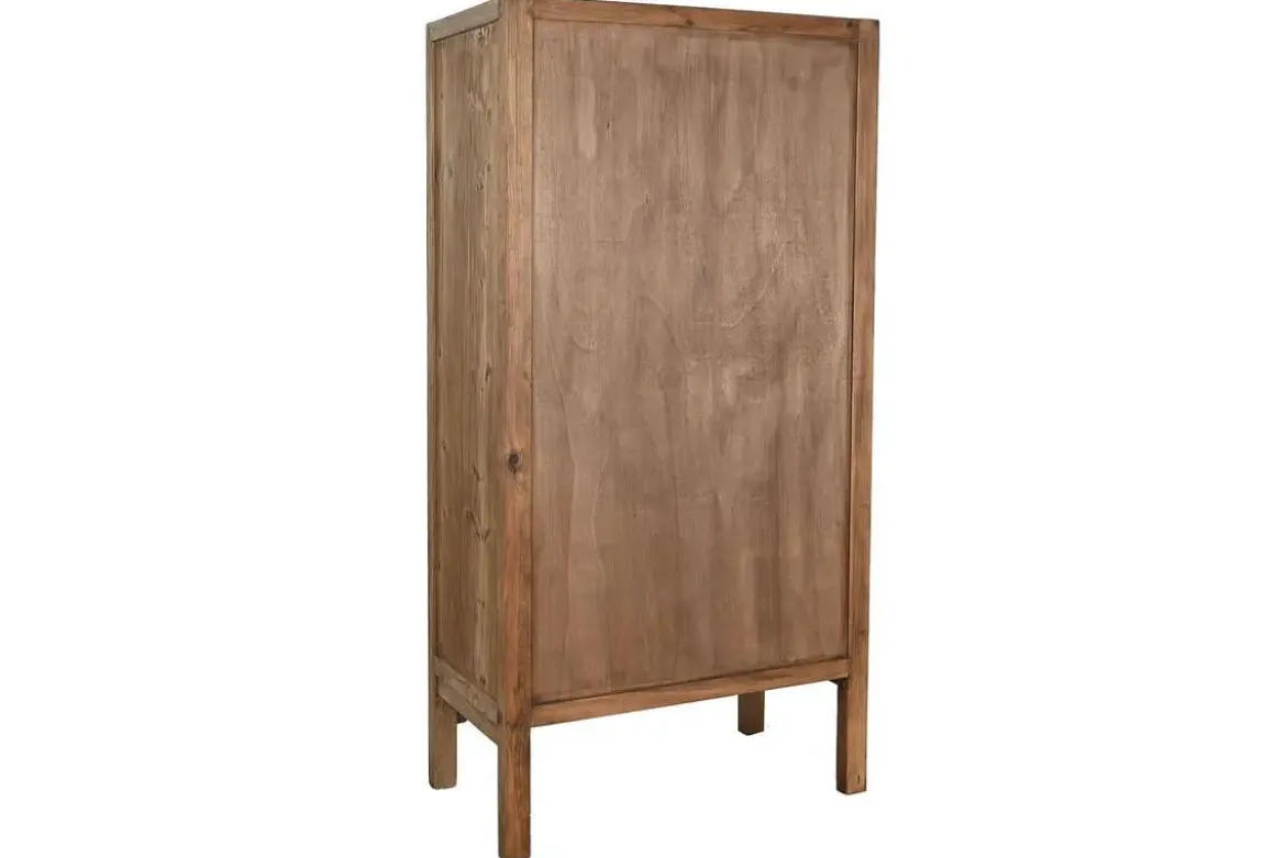 Armario de Madera Natural con Cajones MB-210641