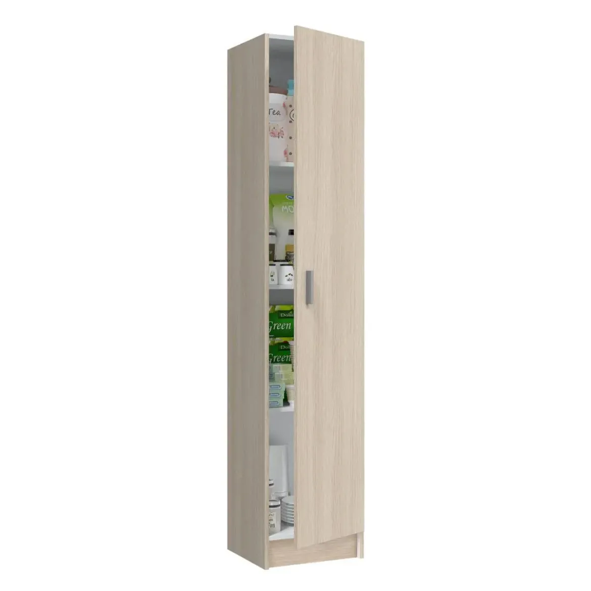Armario de Melamina roble de 1 Puerta 007141R