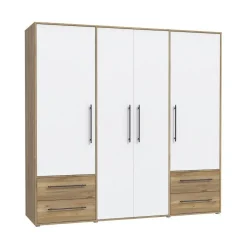 Armario de 4 Puertas 4 Cajones Blanco Mate-Artisan MKSS846-M680 W19