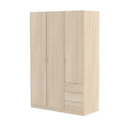 Armario de 3 Puertas con 3 Cajones LCX323R