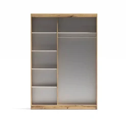 Armario de Puertas Correderas con Espejo 150 cm INOVA
