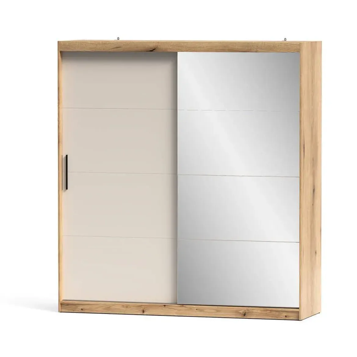 Armario de Puertas Correderas con Espejo 200 cm INOVA