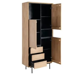Armario de Salón de Madera Natural 615683