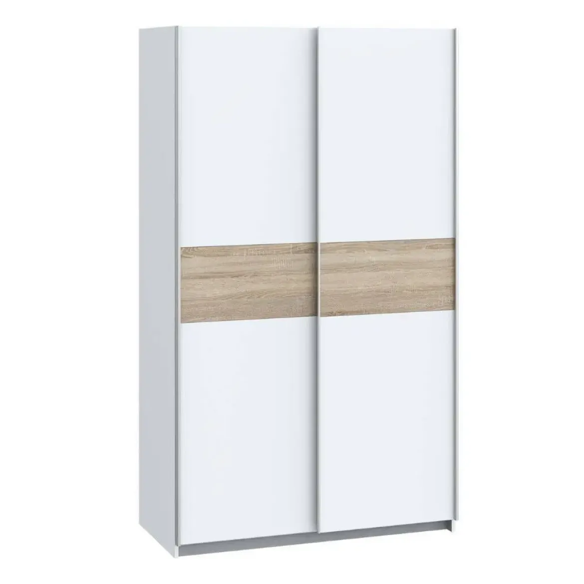 Armario 2 Puertas Correderas Blanco y Roble Sonoma WNPS423E1-Q89