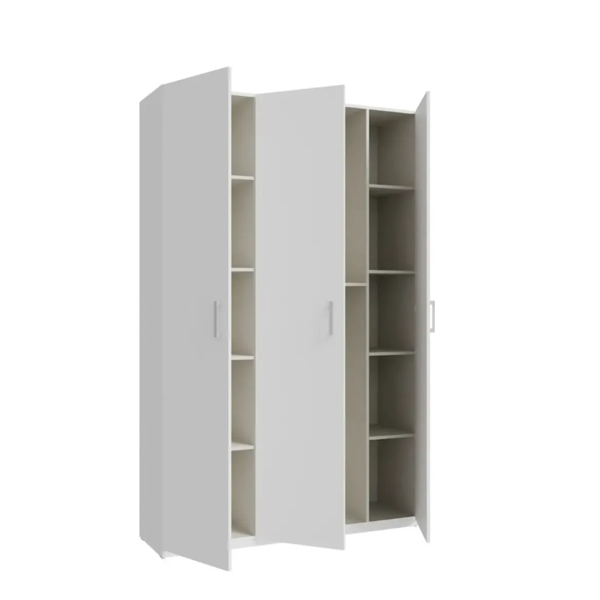 Armario Recibidor de 133,2 cm en Melamina con Estantes Internos HMNS931-120