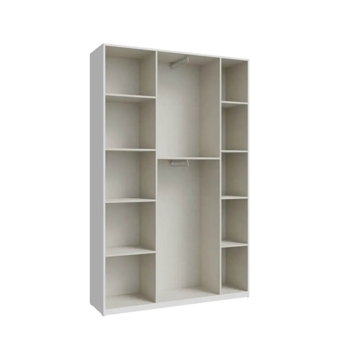 Armario Recibidor de 133,2 cm en Melamina con Estantes Internos HMNS931-120