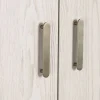 Armario Ropero en MDF Gris Claro con Tiradores Metálicos MB-220060
