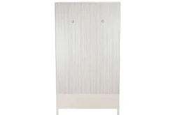 Armario Ropero en MDF Gris Claro con Tiradores Metálicos MB-220060