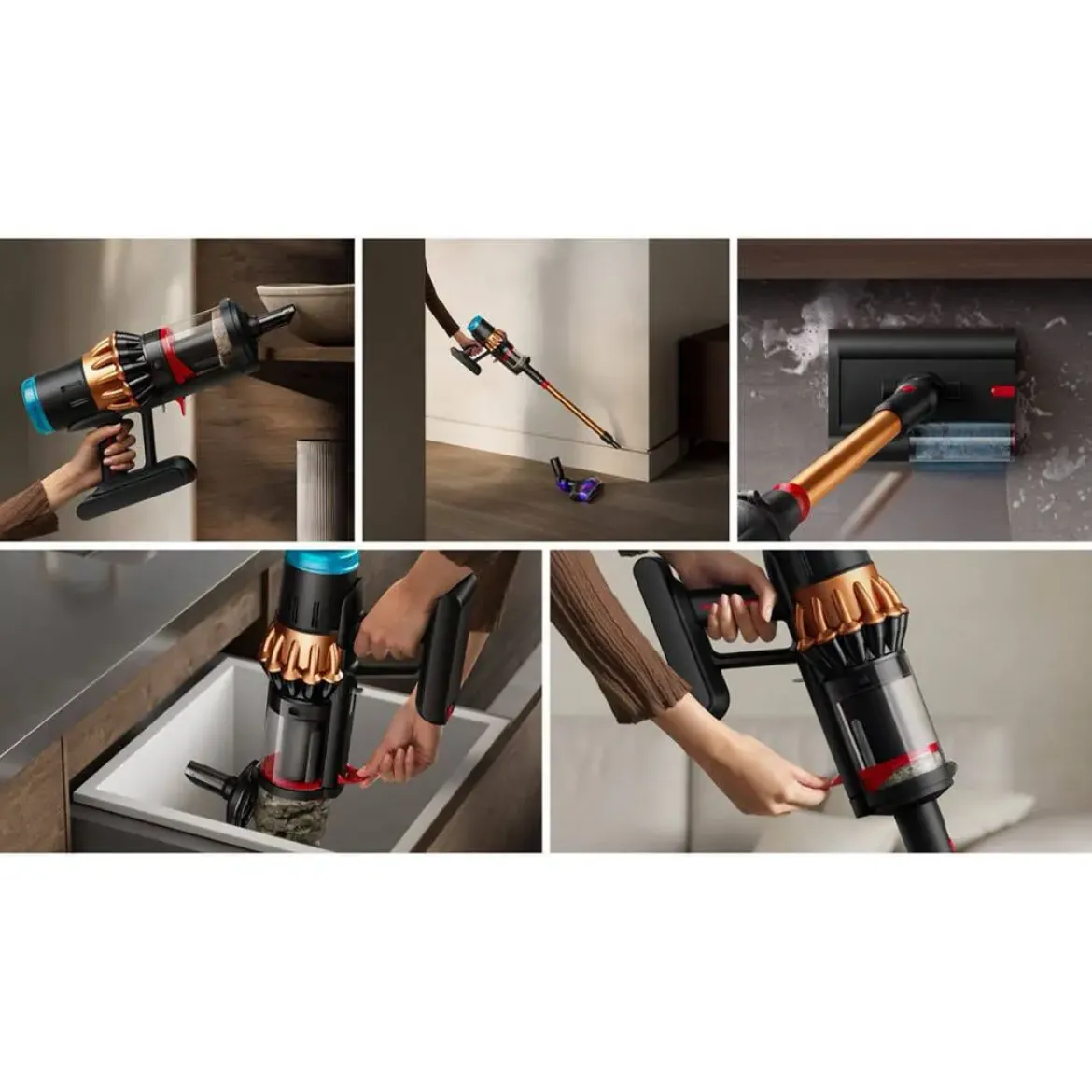 Aspiradora Escoba Dyson V16 Detect Animal Sin Cable de Alta Potencia