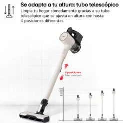 Aspiradora Escoba LG CordZero Kompressor WiFi 220W A9KLITE1C