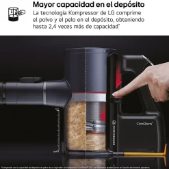 Aspiradora Escoba LG CordZero Kompressor WiFi 220W A9KLITE1C