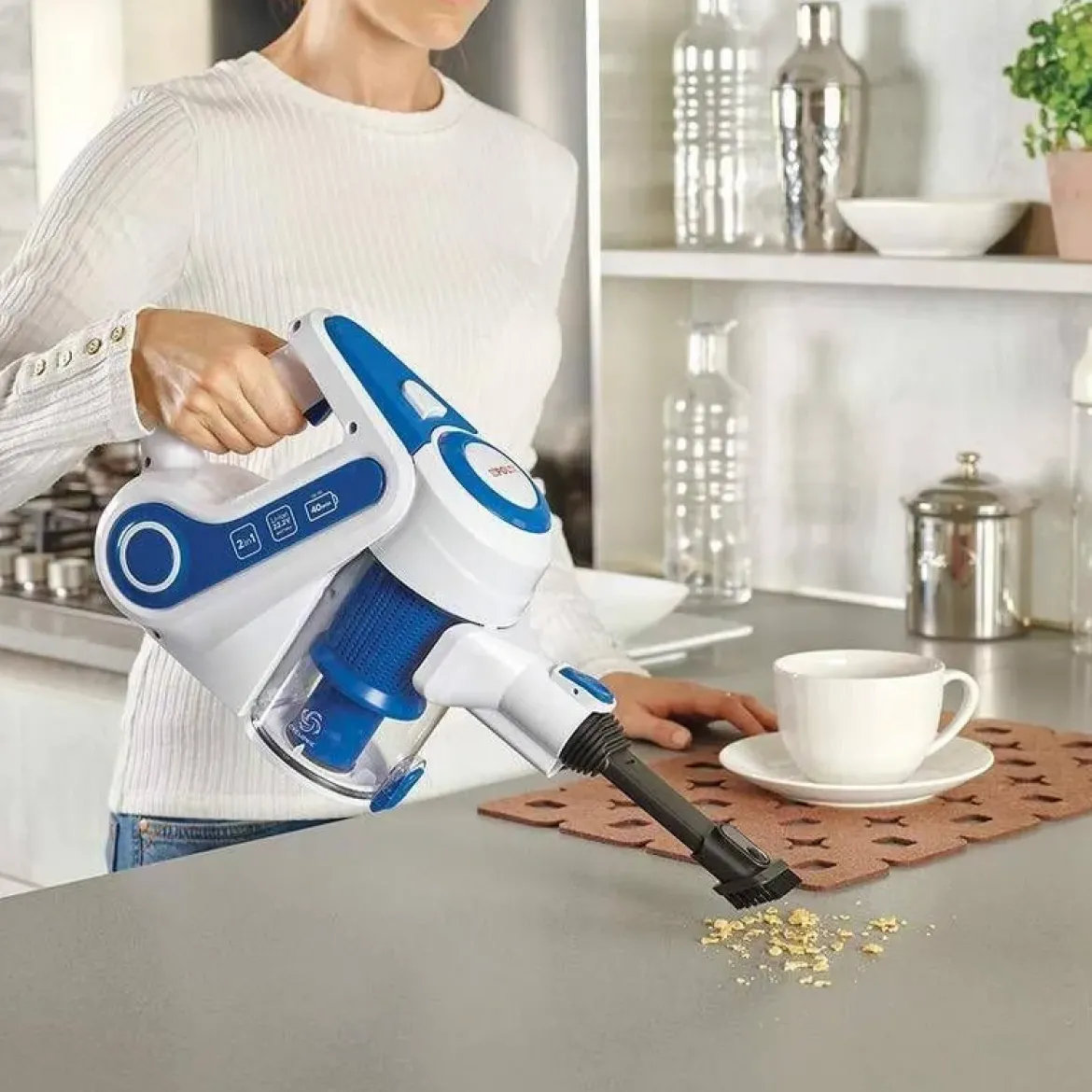 Aspirador Escoba ciclonico POLTI FORZASPIRA SLIM SR90B