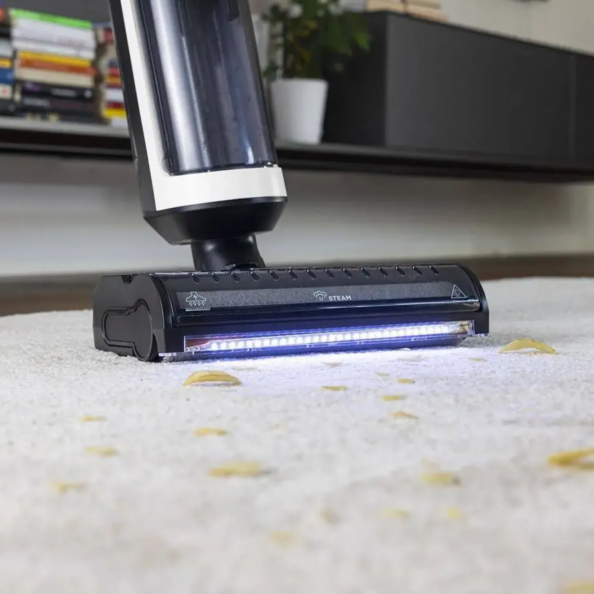 Aspirador Escoba 2 en 1 con Vapor Polti ROLLYSTEAM WD30C
