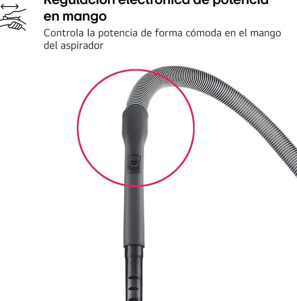 Aspirador sin Bolsa Ciclónico 650W 1.1L Filtro HEPA LG VC5506NHTB