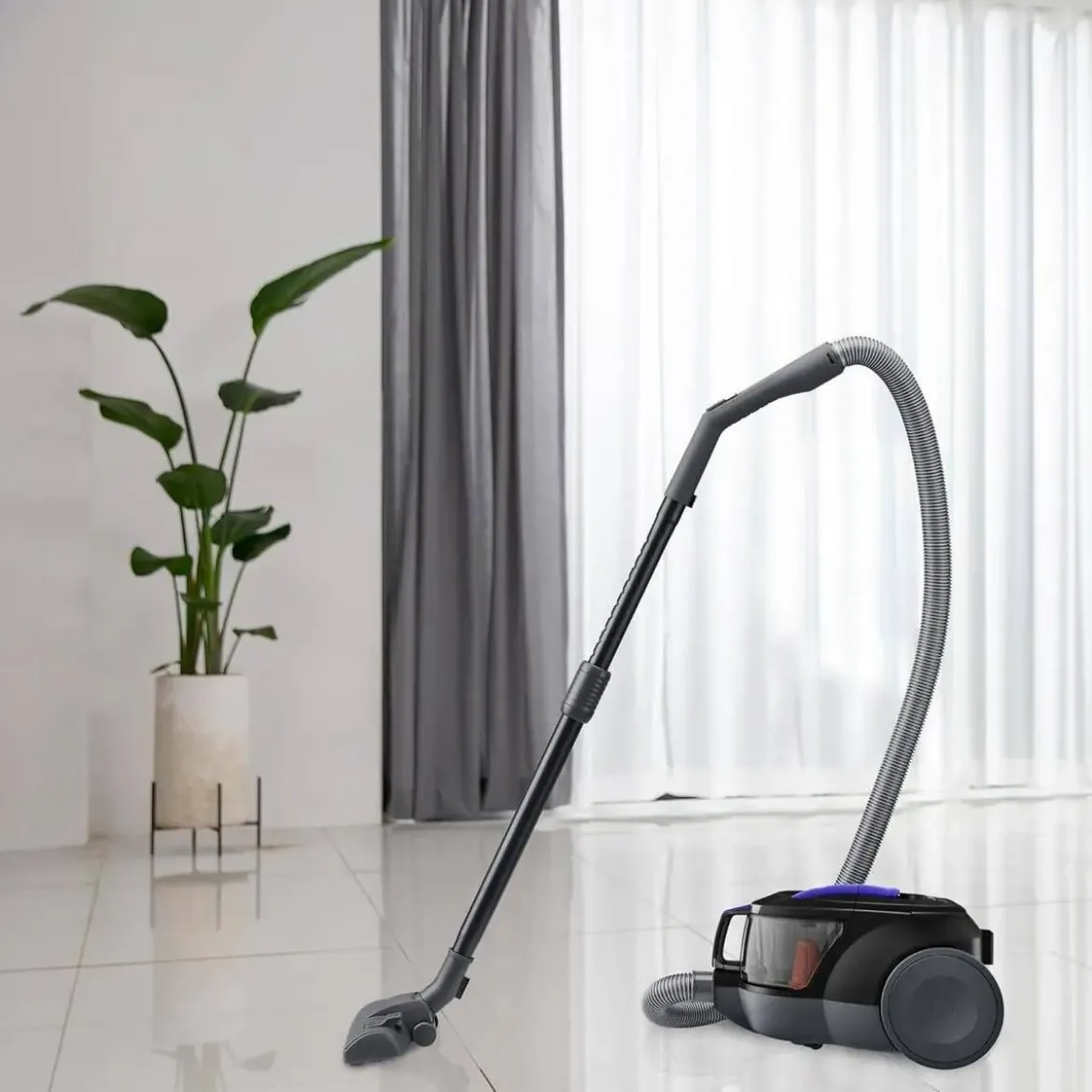 Aspirador sin Bolsa Ciclónico 650W 1.1L Filtro HEPA LG VC5506NHTB