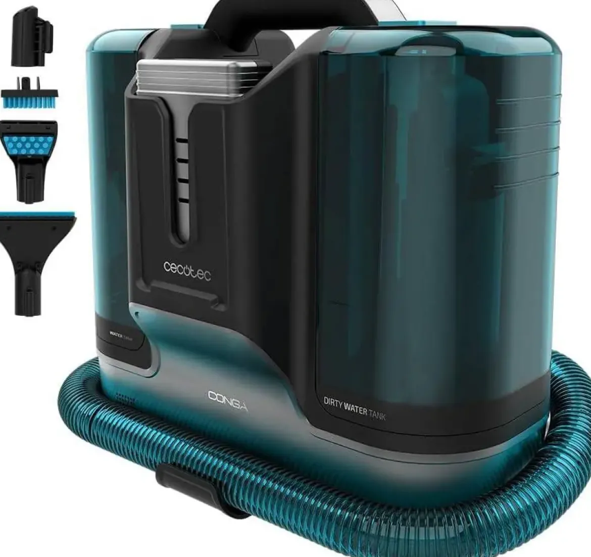 Aspirador tapicerías CECOTEC batería Conga 4000 Carpet&Spot CeanLiberty 08116