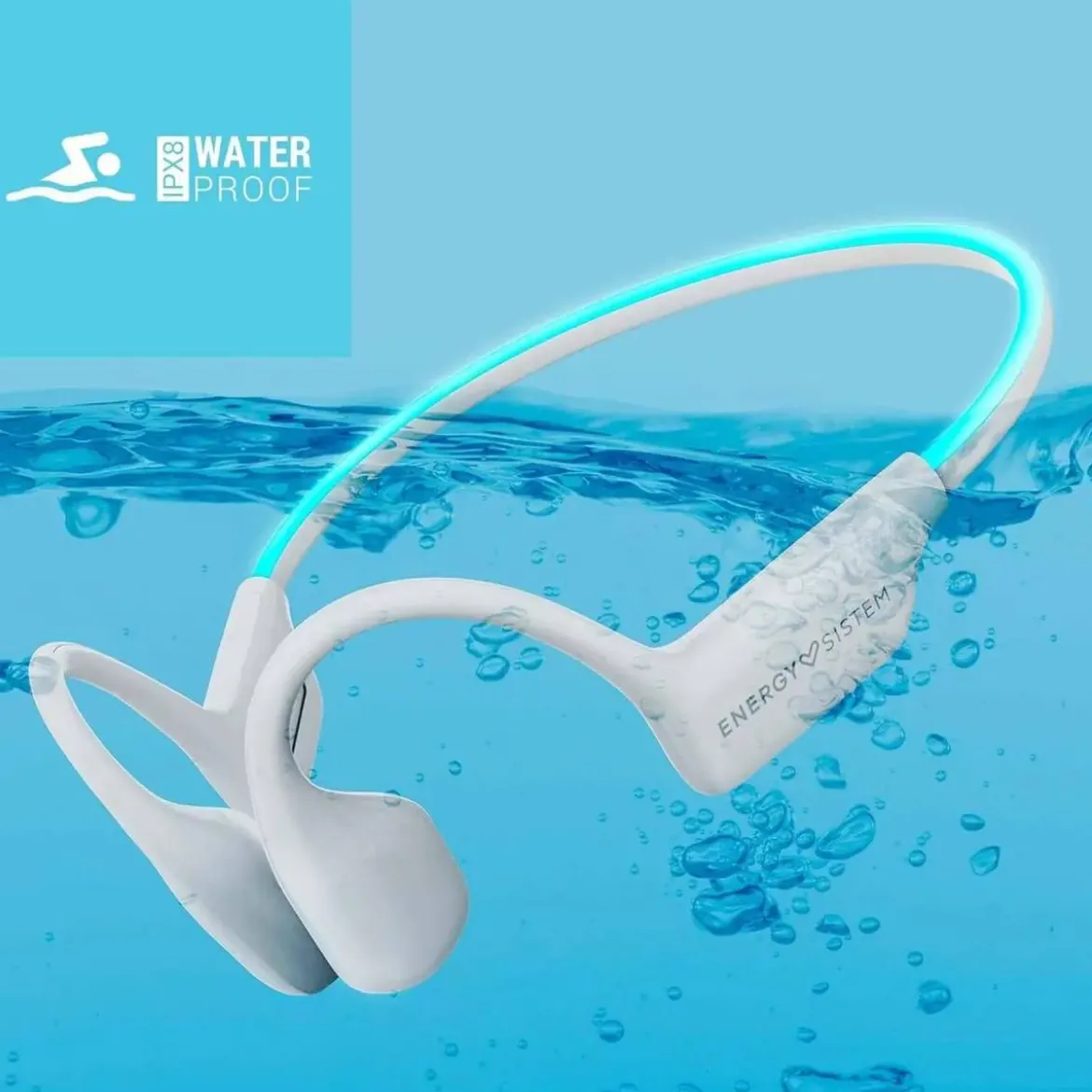 Auriculares Bluetooth Energy Sistem Aquasport IPX8 Sumergibles MP3 8GB 45945