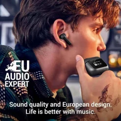 Auriculares Bluetooth Energy Sistem Display ANC True Wireless con cancelación de ruido 45917