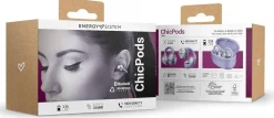 Auriculares Bluetooth Open Sound con ENC e IPX4 CHICPODS Violet ENERGY SISTEM 459650