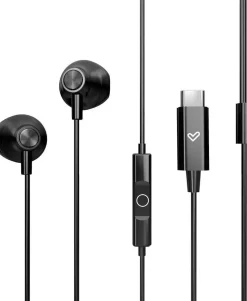 Auriculares con Cable Tipo C ENERGY SISTEM 45951 EasyPods Negro