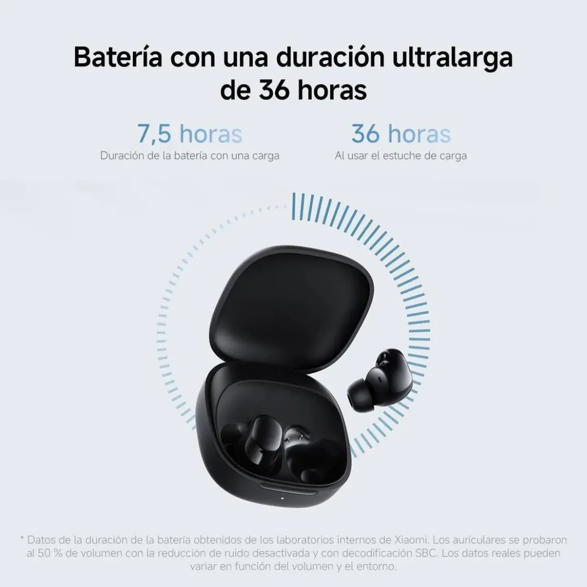 Auriculares Inalámbricos Bluetooth Blancos XIAOMI REDMI BUDS 6 PLAY BHR8773GL