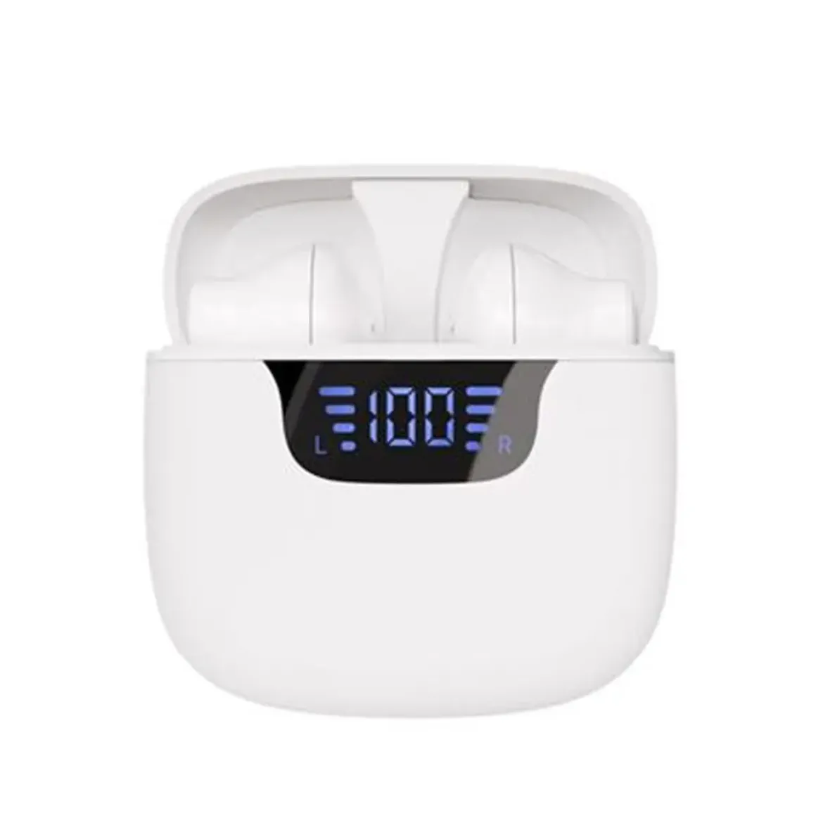 Auricular VIVANCO True Wireless Display Led Blanco Micro 63990