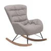 Balancín beige acolchado de estilo nórdico GABAR 10417