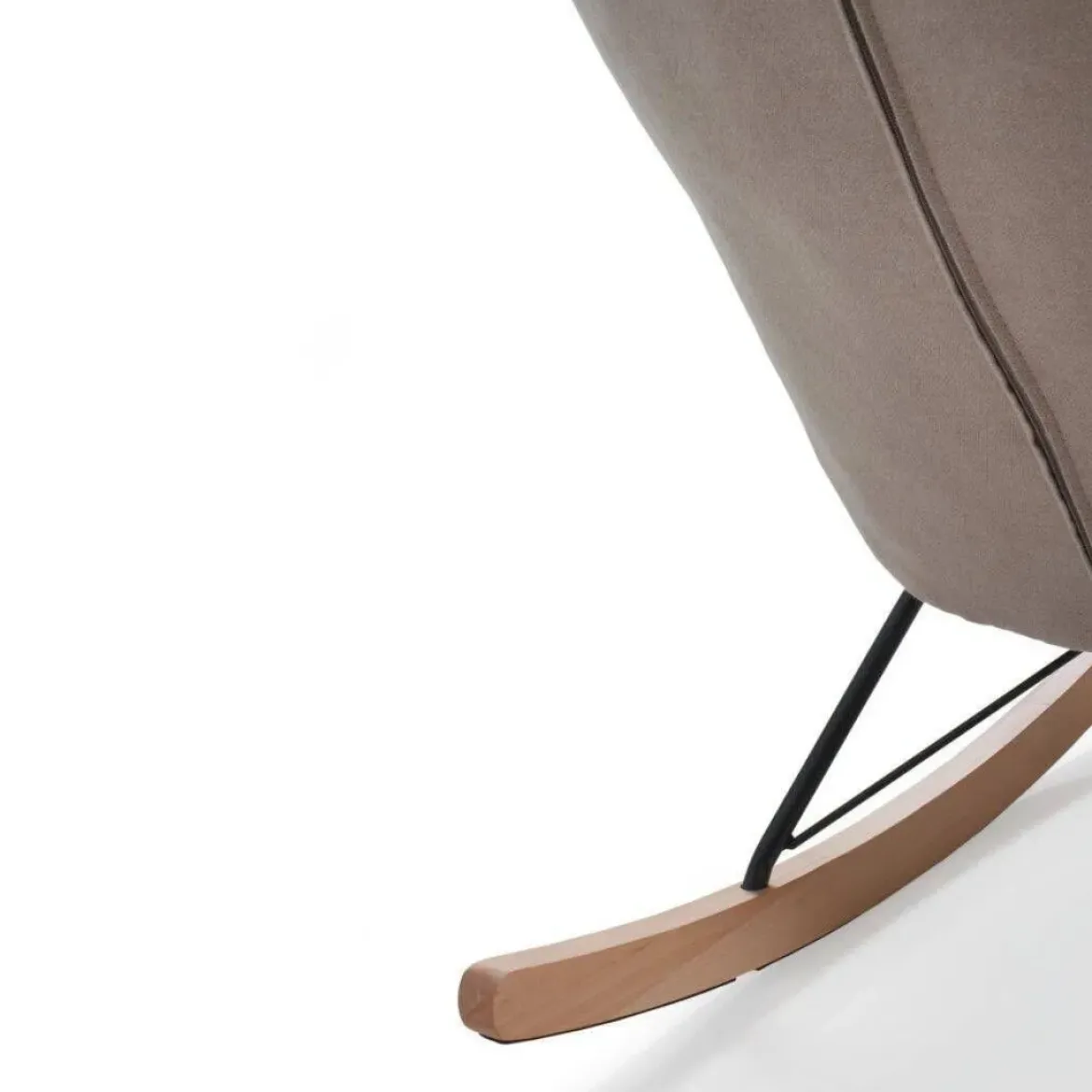 Balancín beige acolchado de estilo nórdico GABAR 10417